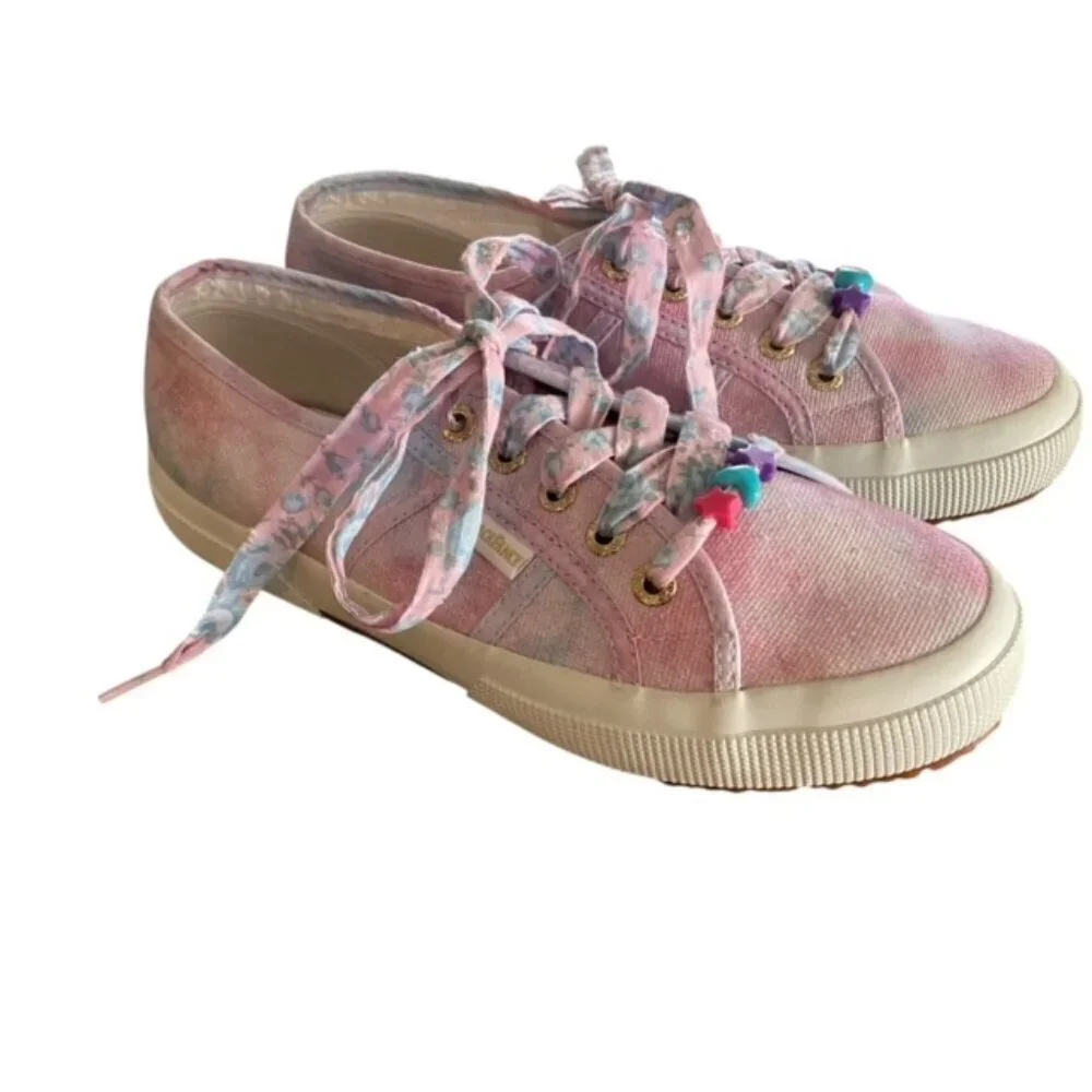 Superga x LoveShackFancy 2750 Sneaker in Cotton Candy 7